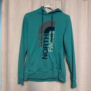 The North Face Turquoise and Navy Hoodie